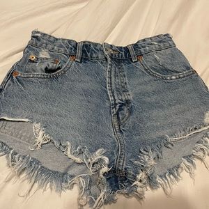 Zara jeans shorts
